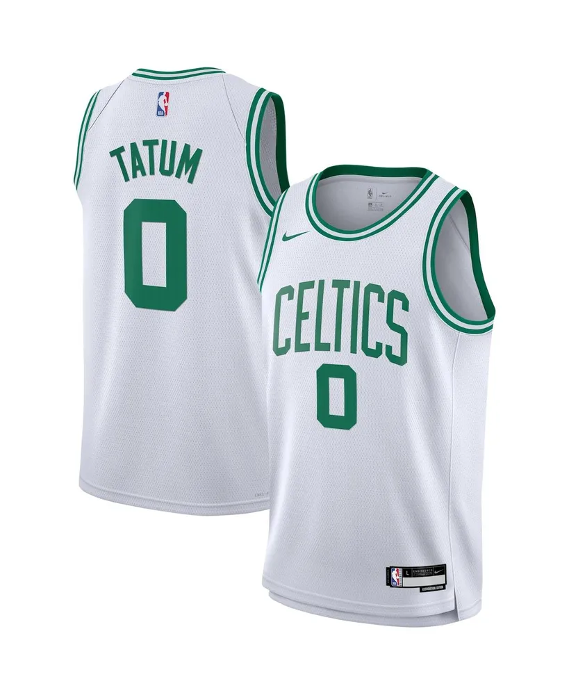 Big Boys Nike Jayson Tatum White Boston Celtics Swingman Jersey - Association Edition