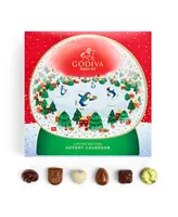 Godiva Holiday Limited Edition Snowglobe Advent Calendar, 24 Piece