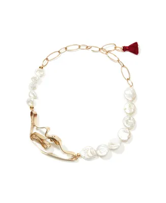 Nectar Nectar New York Pearl Winding Statement Necklace