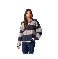 Women's Romie v neck cable knit sweater
