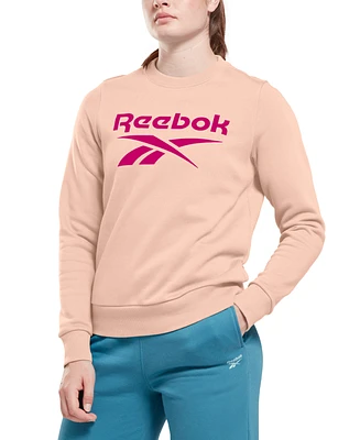 Reebok Women's Identity Logo Fleece Crew Sweatshirt