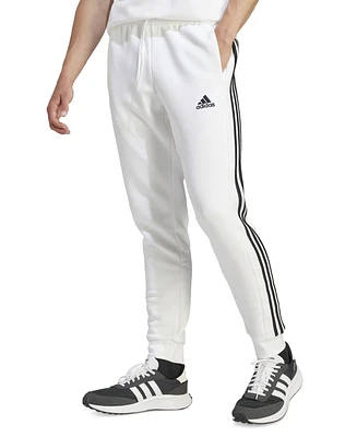 adidas Men's Essentials 3-Stripes Regular-Fit Fleece Joggers