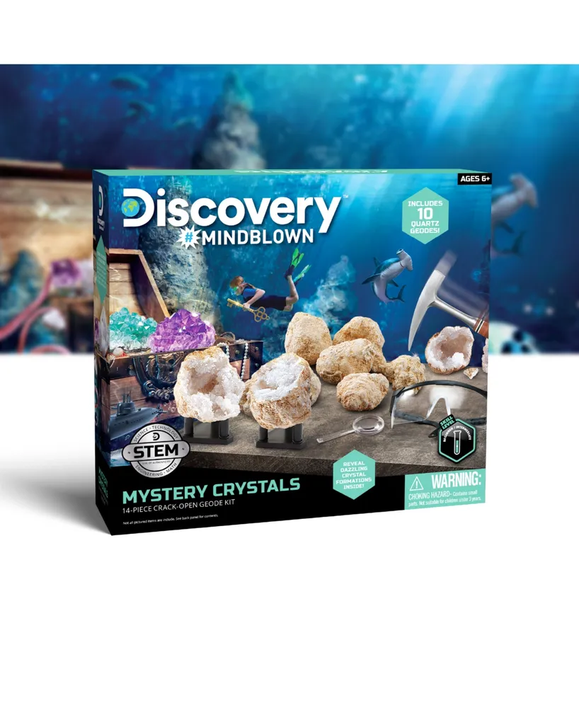 Discovery #Mindblown Geode Crystal Excavation Kit