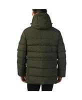 Pajar Men's Teller Channel Quilted Parka with Fixed Hood