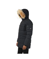 Pajar Men's Hamilton Channel Quilted Fixed Hood Parka