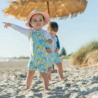 Snapper Rock Baby Girls Lemon Drops Ls Sunsuit