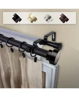 Bonnet 1" Double Curtain Rod 28-48"