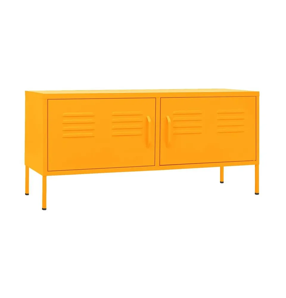 Tv Stand Mustard Yellow 41.3"x13.8"x19.7" Steel