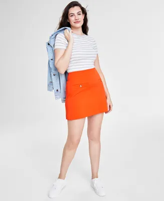 Women's Ponte-Knit Mini Skirt, Created for Macy's