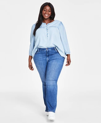 Levi's Plus 726 High-Rise Flare-Leg Jeans