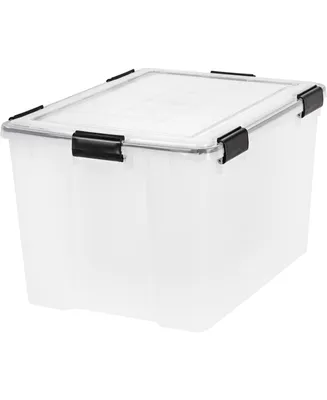 74 Quart WeatherPro Storage Box, Clear