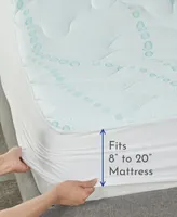 Mattress Pads California King size, 3-Zone Cooling, Soft, Non-Slip Quilted Mattress Pad California King Size, Deep Pocket Fits 8