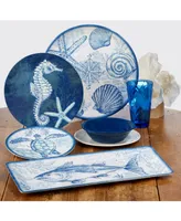 Certified International Oceanic Melamine 6-Pc. Dinner Plates