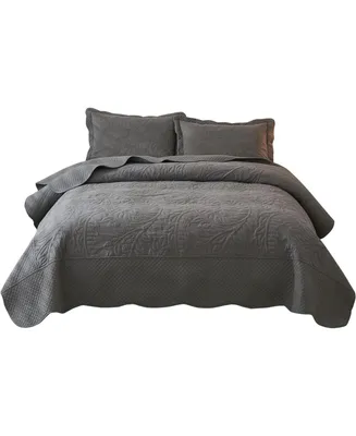MarCielo 100% Cotton Oversized Bedspread Quilt Set