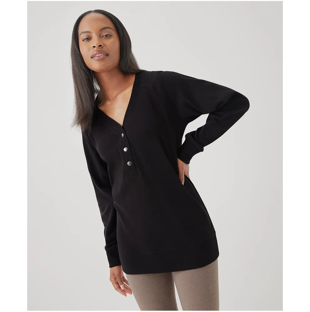 Pact Organic Cotton Airplane Button Tunic