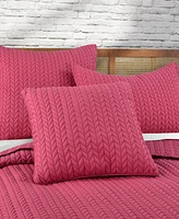 J by Queen Cayman Quilted Decorative Pillow