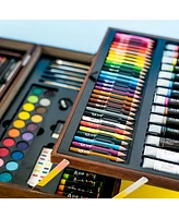 Art 101 Deluxe Artist Wood Set, 215 Pieces