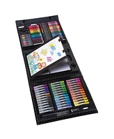 Art 101 Budding Artist Pop-up Easel Doodle Color Art Set, 150 Pieces