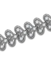 Macy's Cubic Zirconia Leaf Design Bracelet