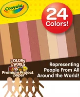 Crayola - Colors of The World Construction Paper