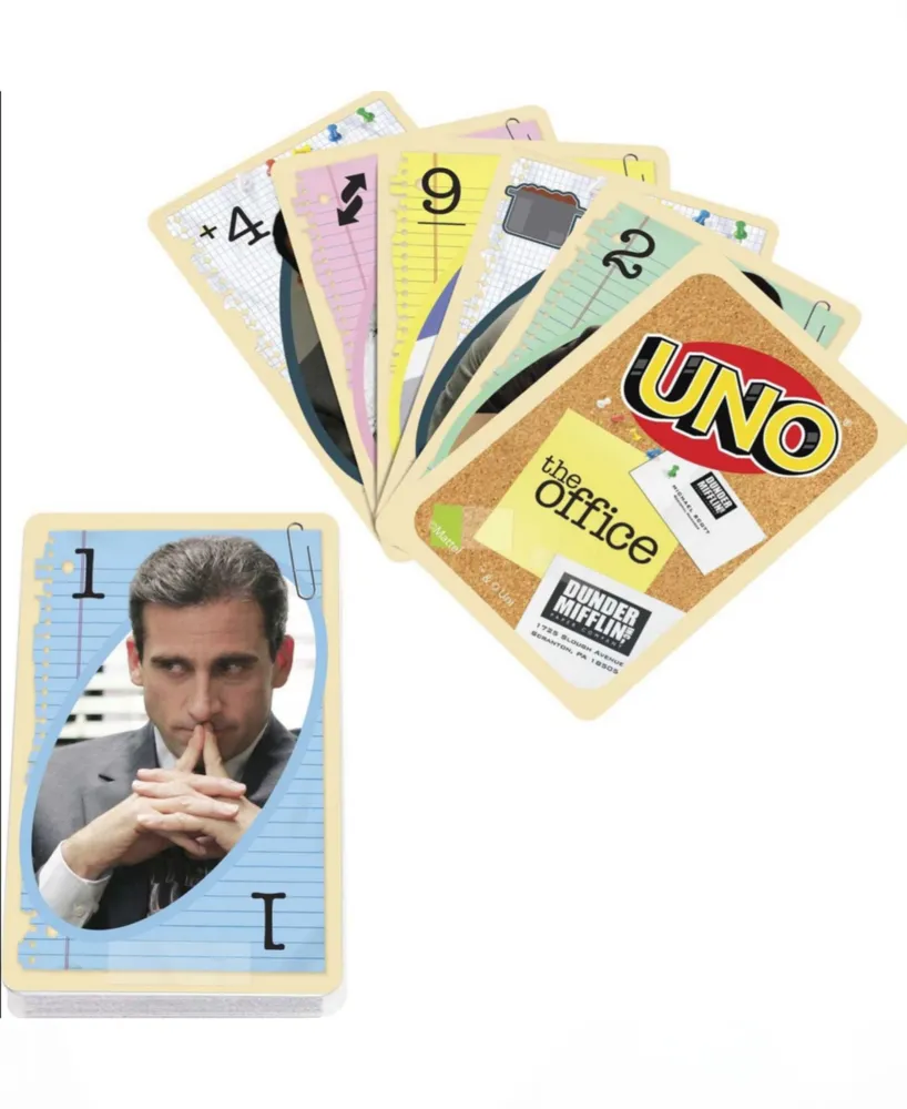 Mattel - The American Tv Show The Office Uno Card Family Game Night