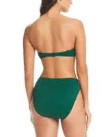 Bar Iii Pucker Up Ring Bandeau Top Bikini Bottom Created For Macys