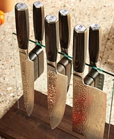 Cuisine::pro Damashiro Emperor Hikari Steel 7 Piece Knife Block Set