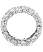 Diamond Cluster Eternity Band (5 ct. t.w.) in 14k White Gold