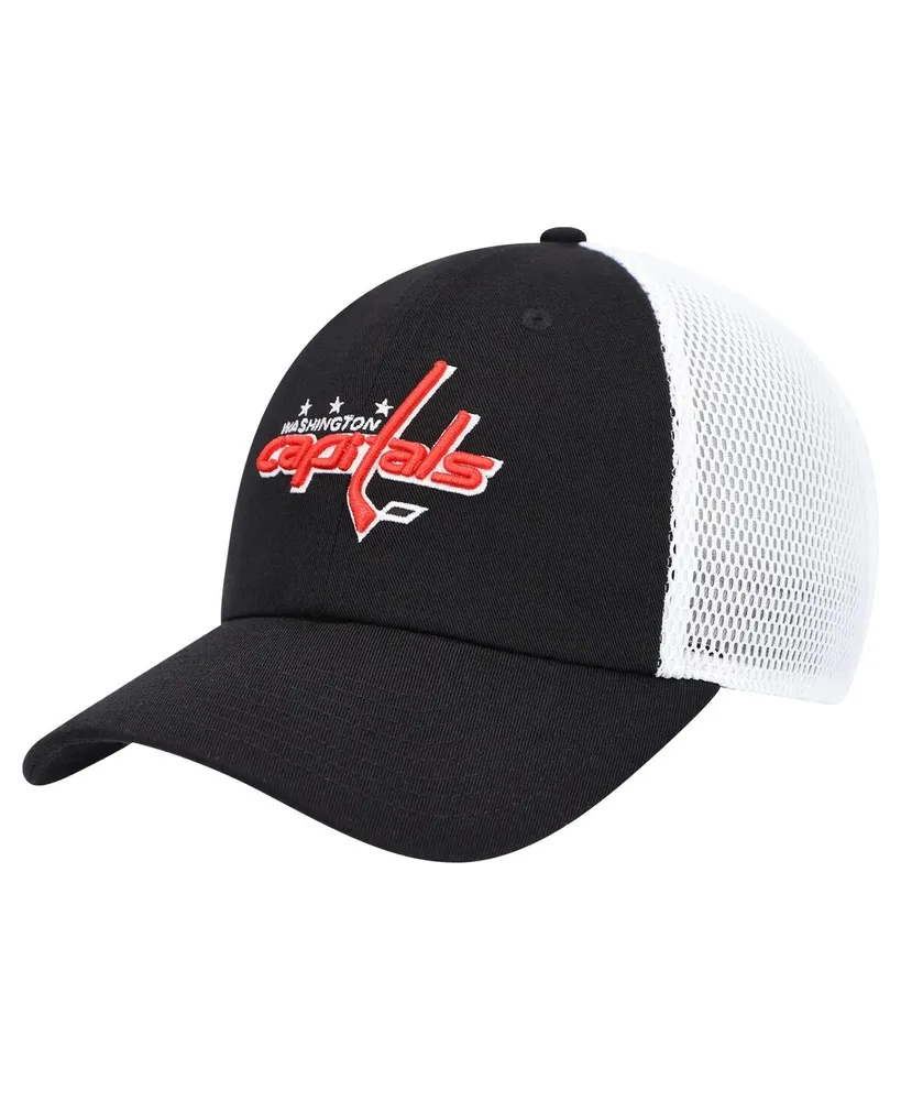 Men's adidas Black Washington Capitals Color Pop Trucker Adjustable Hat