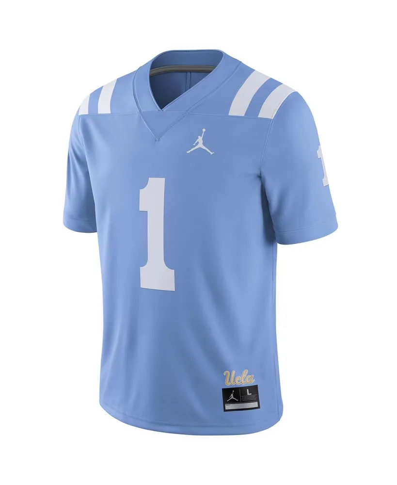 Men's Jordan #1 Light Blue Ucla Bruins Alternate Game Jersey