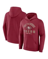 Men's Fanatics Scarlet San Francisco 49ers Between the Pylons Pullover Hoodie