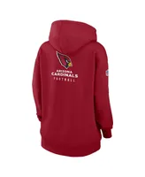 Women's Nike Cardinal Arizona Cardinals 2023 Sideline Club Fleece Pullover Hoodie