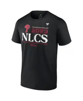 Men's Fanatics Black Philadelphia Phillies Division Series Winner Locker Room T-Shirt