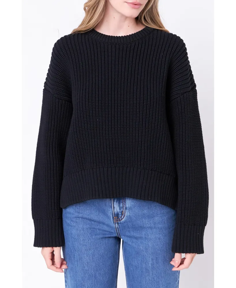 Women's Oversize Ribbed Sweater