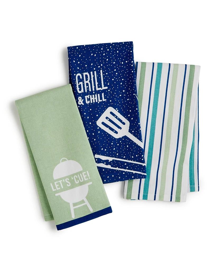 The Cellar Bbq 3-Pack Towels