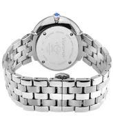 GV2 by Gevril Women's Verona Silver Stainless Steel Watch 37mm