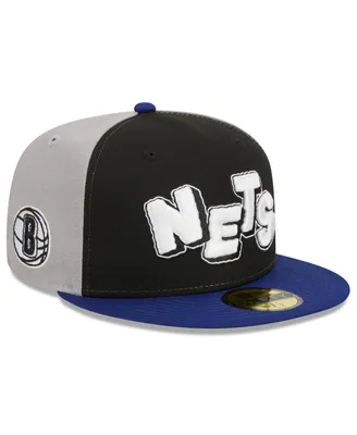 Men's New Era Black, Navy Brooklyn Nets 2023/24 City Edition 59FIFTY Fitted Hat