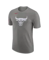 Men's Nike Charcoal Chicago Bulls 2023/24 City Edition Essential Warmup T-shirt