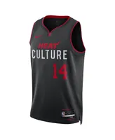 Men's and Women's Nike Tyler Herro Black Miami Heat 2023/24 Swingman Jersey - City Edition