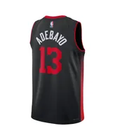 Men's and Women's Nike Bam Adebayo Black Miami Heat 2023/24 Swingman Jersey - City Edition