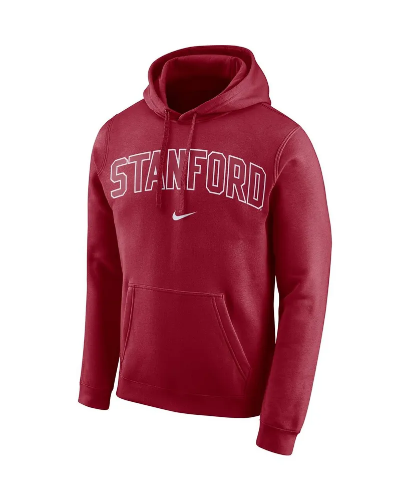Men's Nike Cardinal Stanford Cardinal Arch Club Fleece Pullover Hoodie