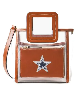 Women's Staud Dallas Cowboys Clear Mini Shirley Bag