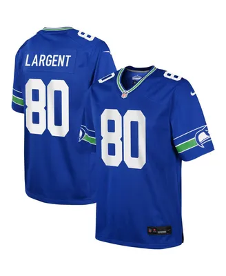 Big Boys Nike Steve Largent Royal Seattle Seahawks Alternate Retired Player Game Jersey