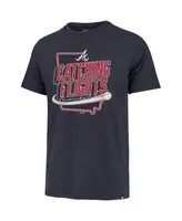 Men's '47 Brand Navy Atlanta Braves Regional Franklin T-shirt