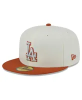 Men's New Era Cream, Orange Los Angeles Dodgers 59FIFTY Fitted Hat