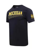 Men's Pro Standard Navy Michigan Wolverines Classic T-shirt