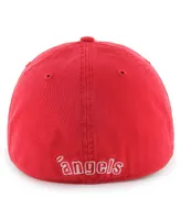 Men's '47 Brand Red Los Angeles Angels Cooperstown Collection Franchise Fitted Hat