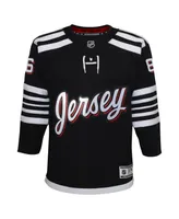 Big Boys Jack Hughes Black New Jersey Devils Alternate Premier Player