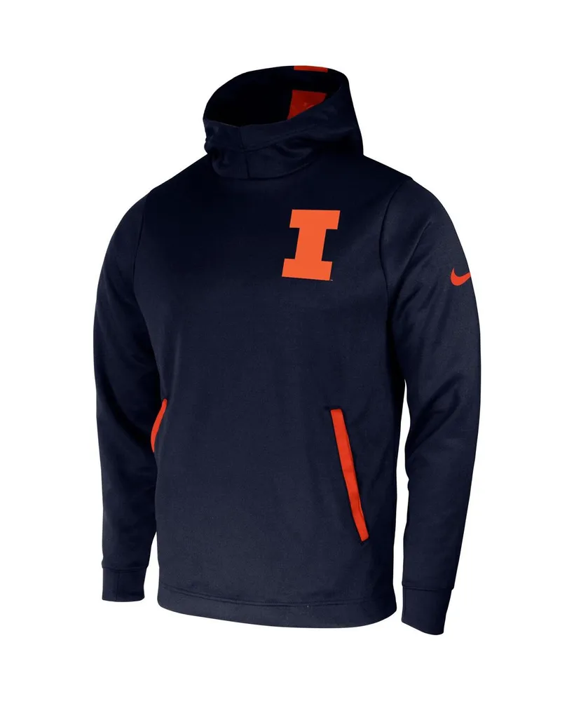 Men's Nike Navy Illinois Fighting Illini 2-Hit Performance Pullover Hoodie