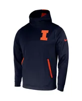 Men's Nike Navy Illinois Fighting Illini 2-Hit Performance Pullover Hoodie